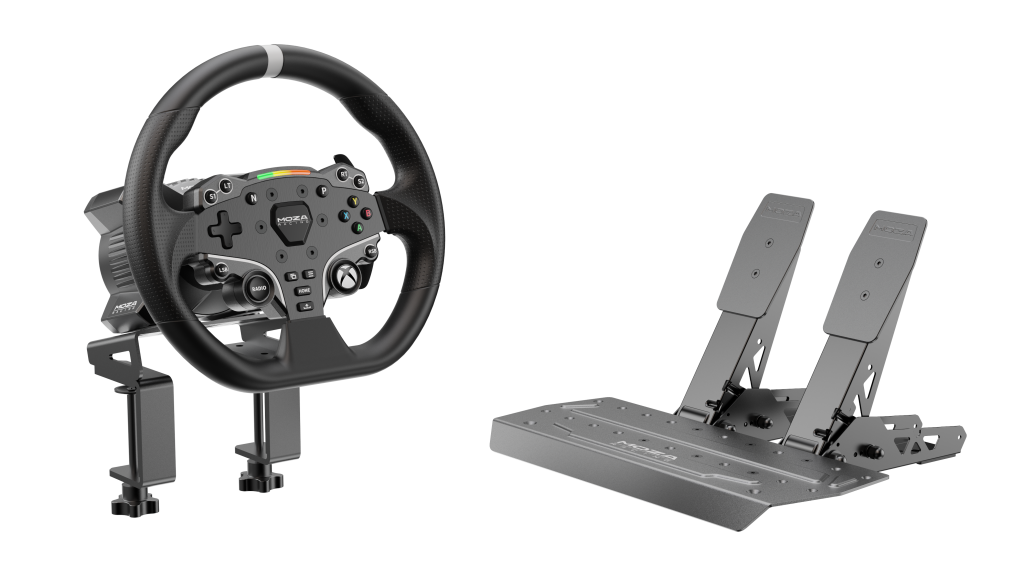 MOZA R3 Racing Wheel and Pedals